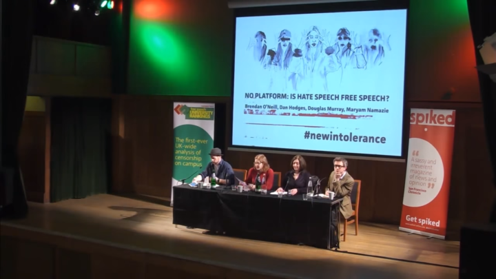 No Platform: is hate speech free speech?