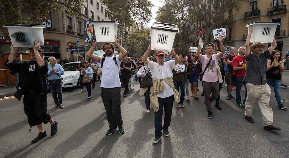 ‘The Catalan crisis confirms the EU is tearing nations apart’