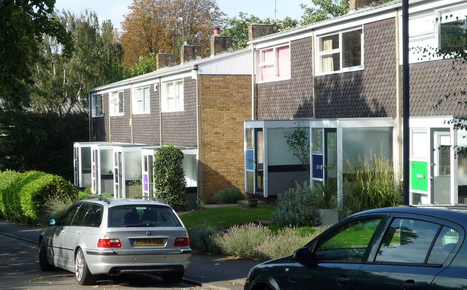 The Keep, in Blackheath, London, built in the late 1950s by Span Estates, using the designs of Eric Lyons.