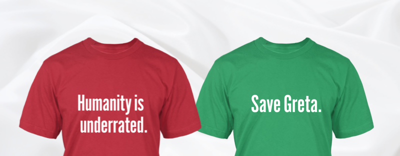 Save Greta humanity green