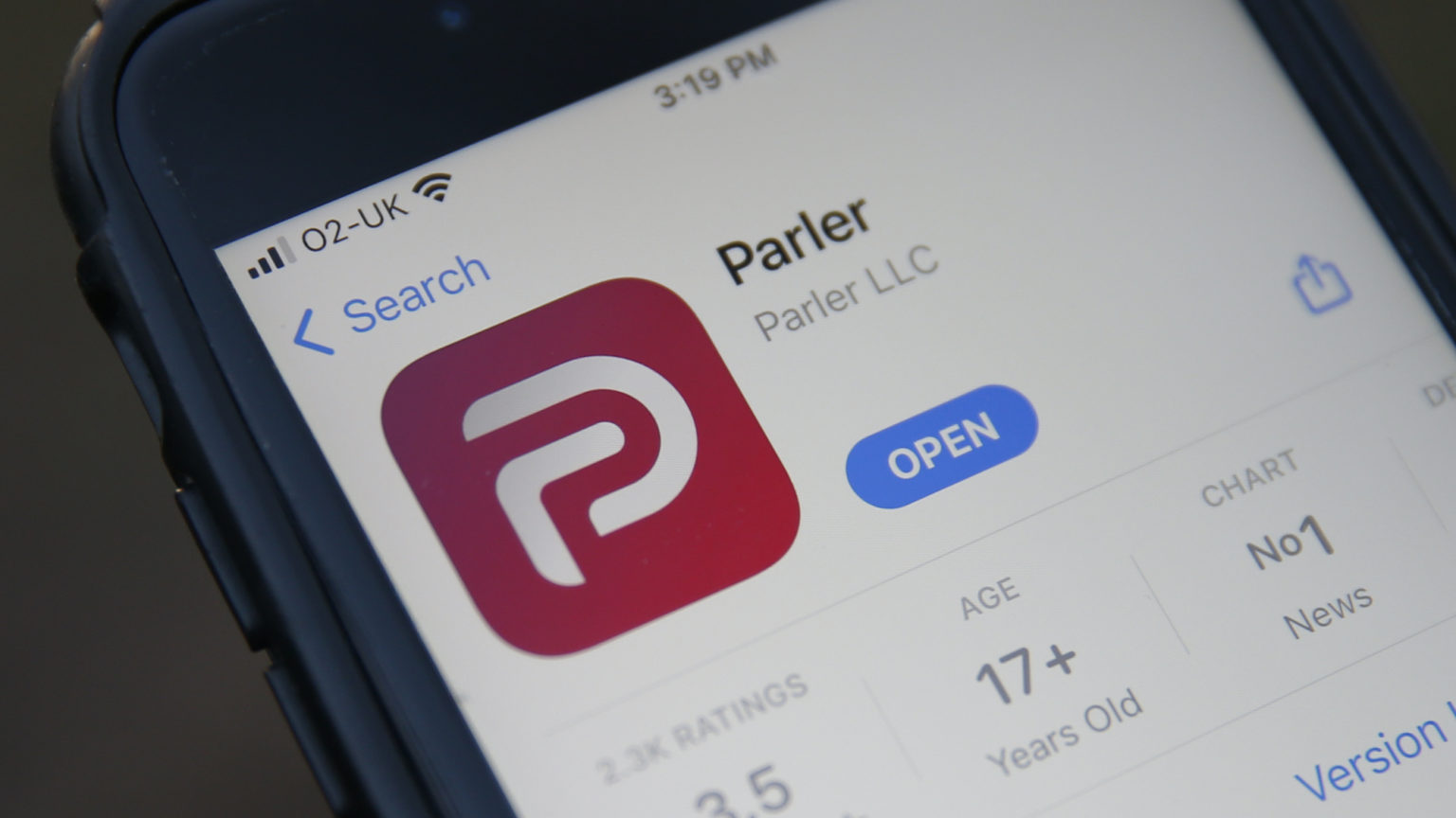 The cancellation of Parler