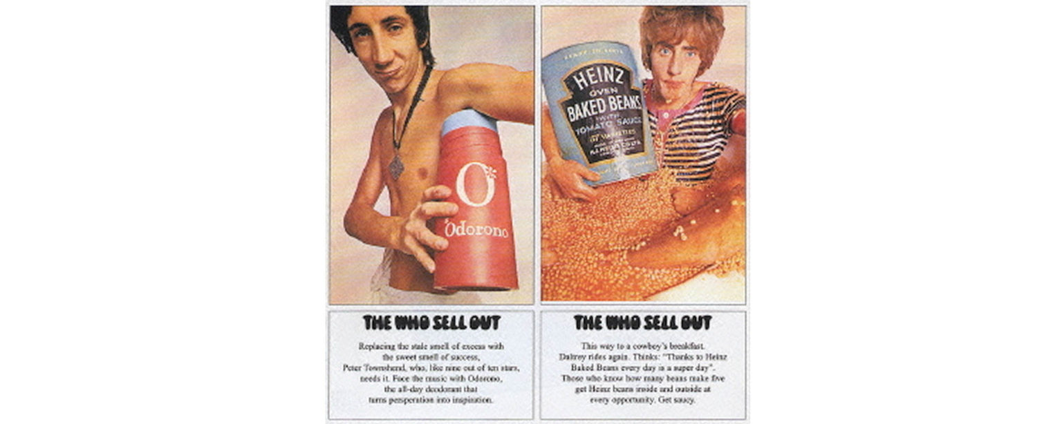 The Who Sell Out album cover, 1968.