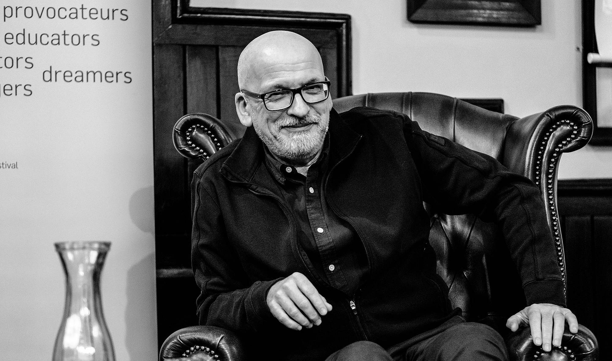 Roddy Doyle in Cambridge, 2017. Photo by Chris Boland / www.chrisboland.com