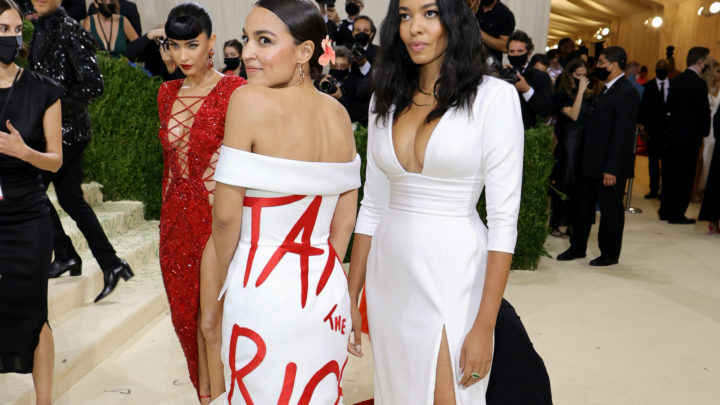 Of course AOC went to the Met Gala