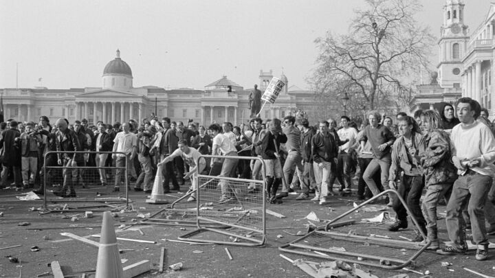 The poll-tax riots and the exhaustion of the left
