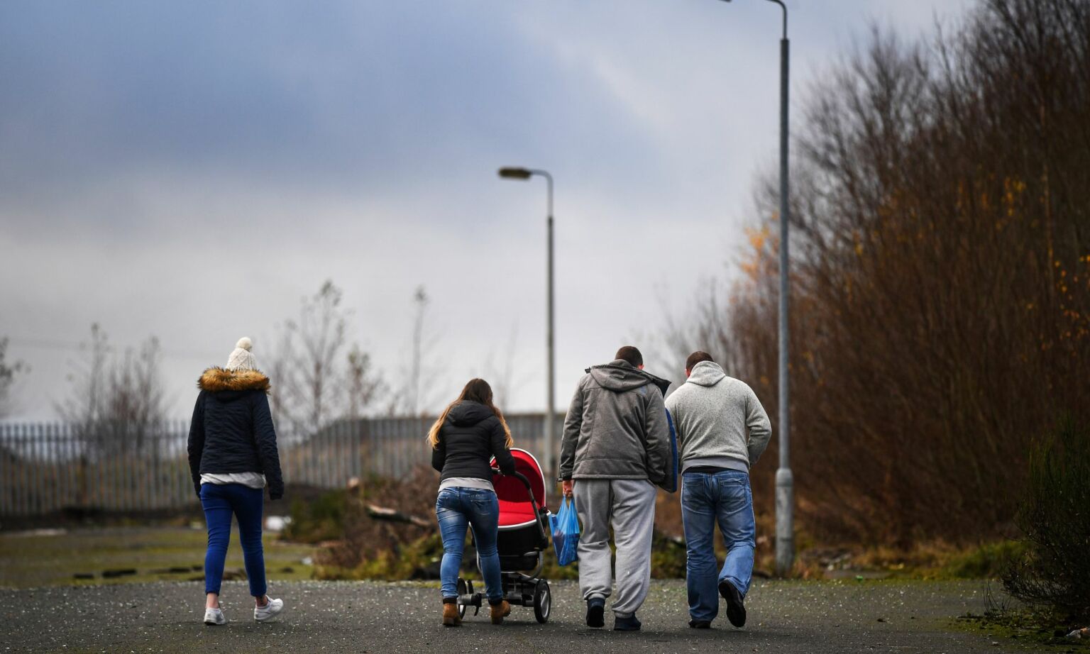 The Possilpark area of Glasgow, 4 December 2017.