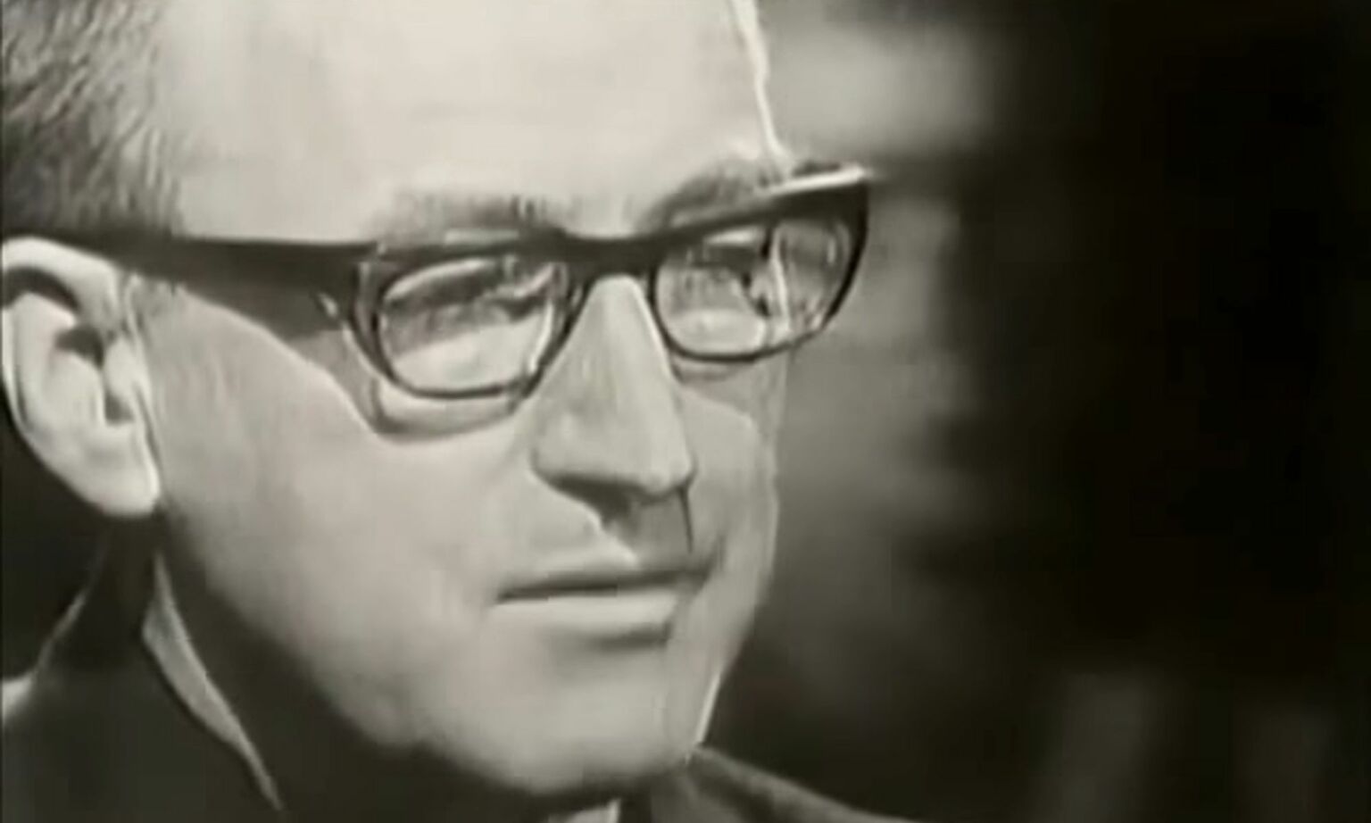 John Money during a television interview in 1951.