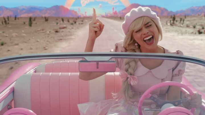 <em>Barbie</em> is a glorious hot-pink mess