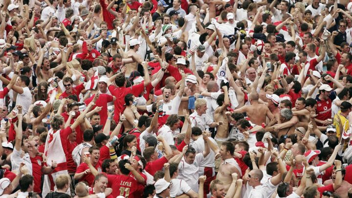 Why is patriotism only acceptable during an England game?