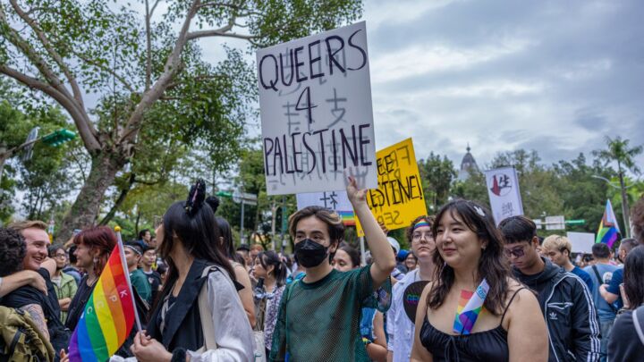 Queers for Palestine? More like Turkeys for Christmas…