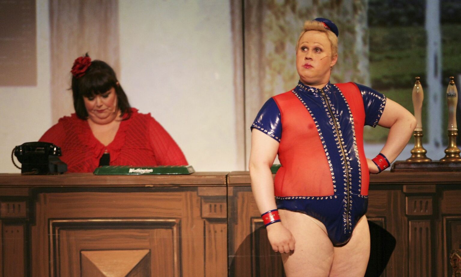 Matt Lucas performs as Dafydd in 'Little Britain's Big Night' charity gala performance, at the Hammersmith Apollo, 22 November 2006.
