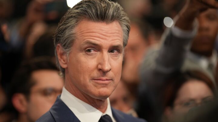 Gavin Newsom has declared war on satire