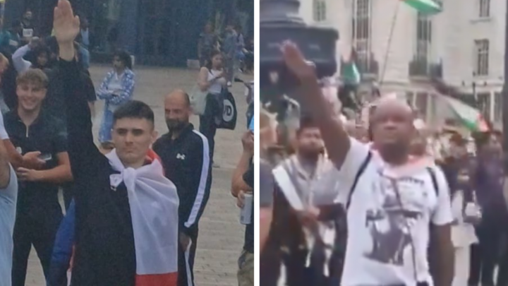 A tale of two Hitler salutes