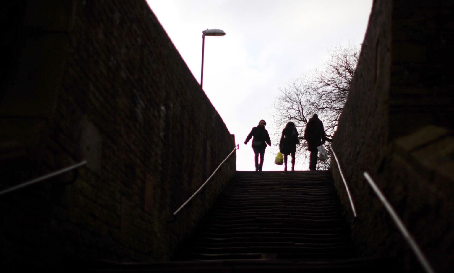 A view of Rochdale after nine men were arrested for child sexual exploitation on 11 January 2011.
