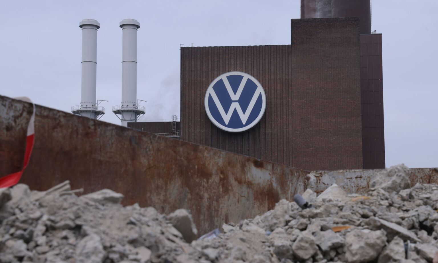 The power plant of the Volkswagen factory in Wolfsburg, Germany.