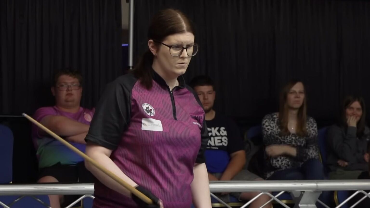 The all-male women’s pool final
