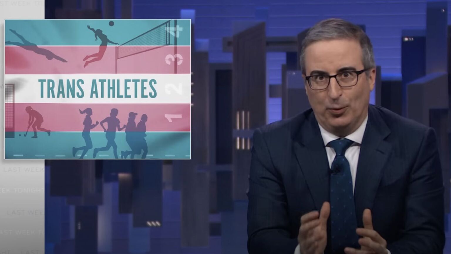 John Oliver is gaslighting us about men in women’s sports