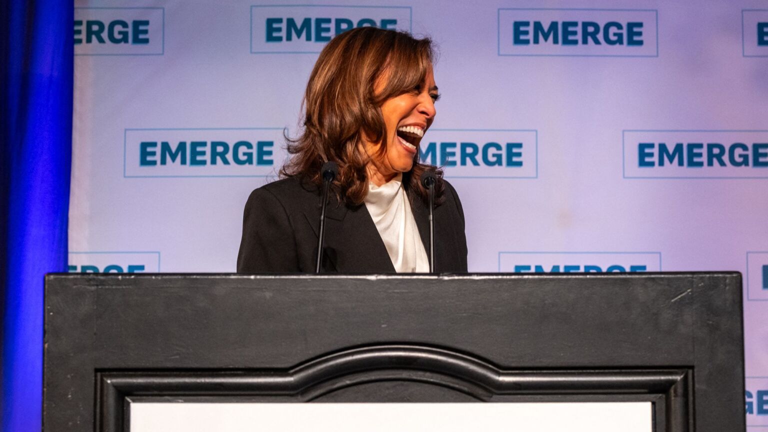 Kamala Harris is as cringey and vapid as ever