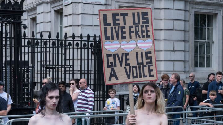 The man-boob march exposed the depravity of trans activism