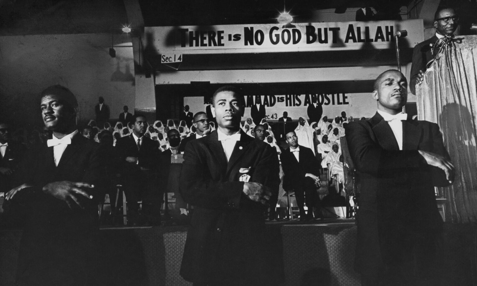 A Nation of Islam convention at the Uline Arena in Washington DC, 25 June 1961.
