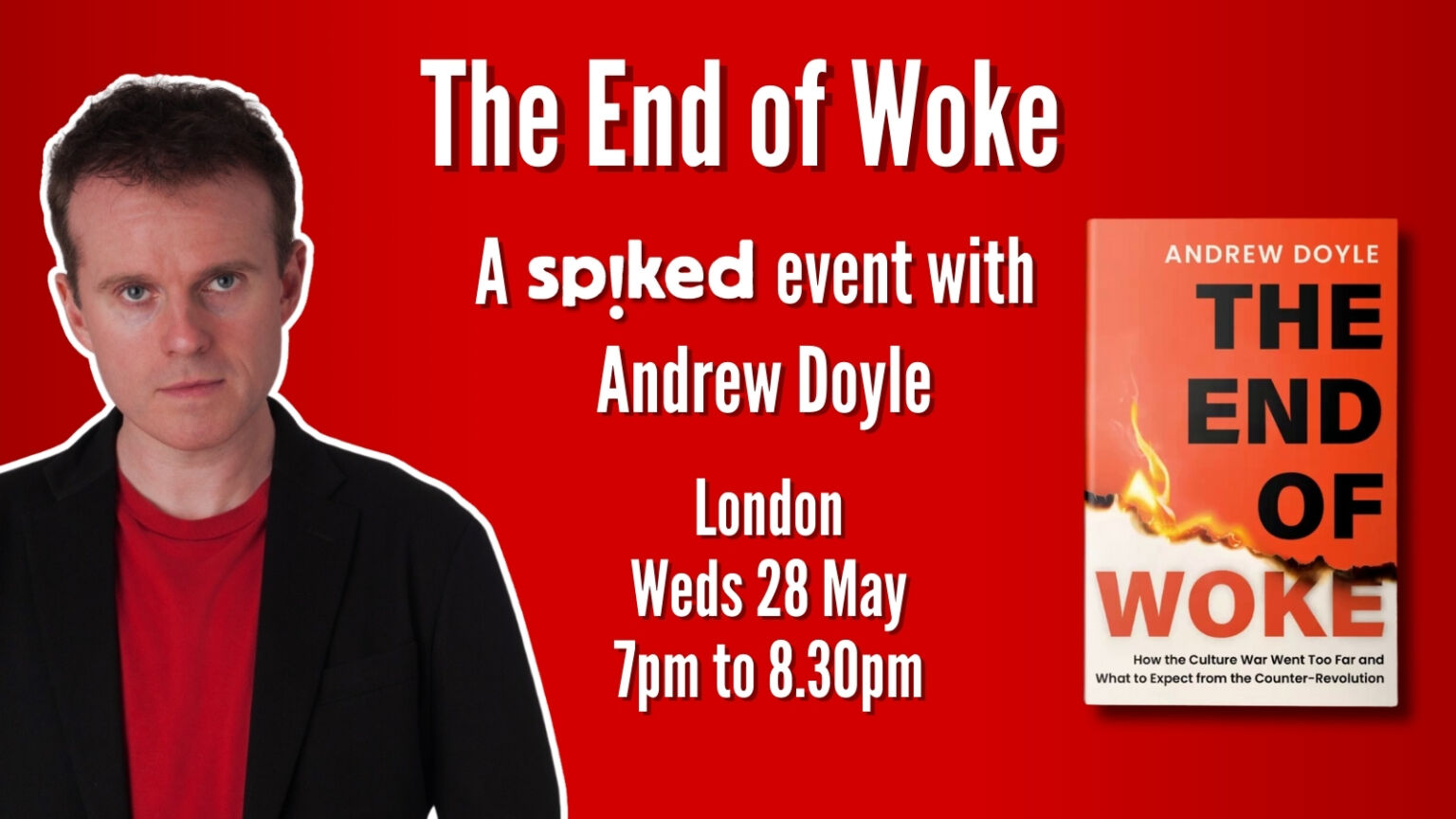 <em>The End of Woke</em> – see Andrew Doyle live in London