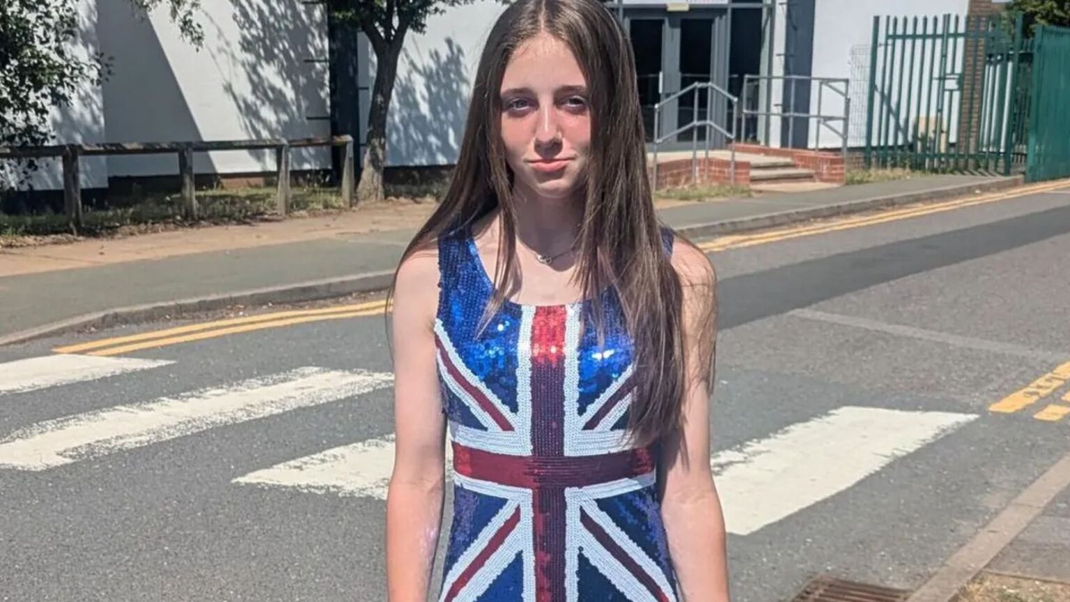 Why was a schoolgirl punished over a Union Jack dress?