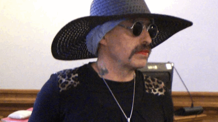 The moustached neo-Nazi in a women’s prison