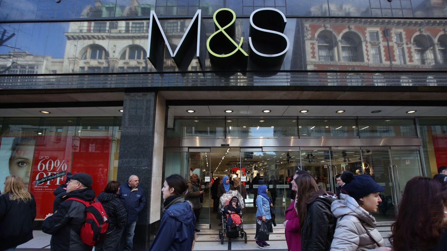 Unexpected man in the lingerie section