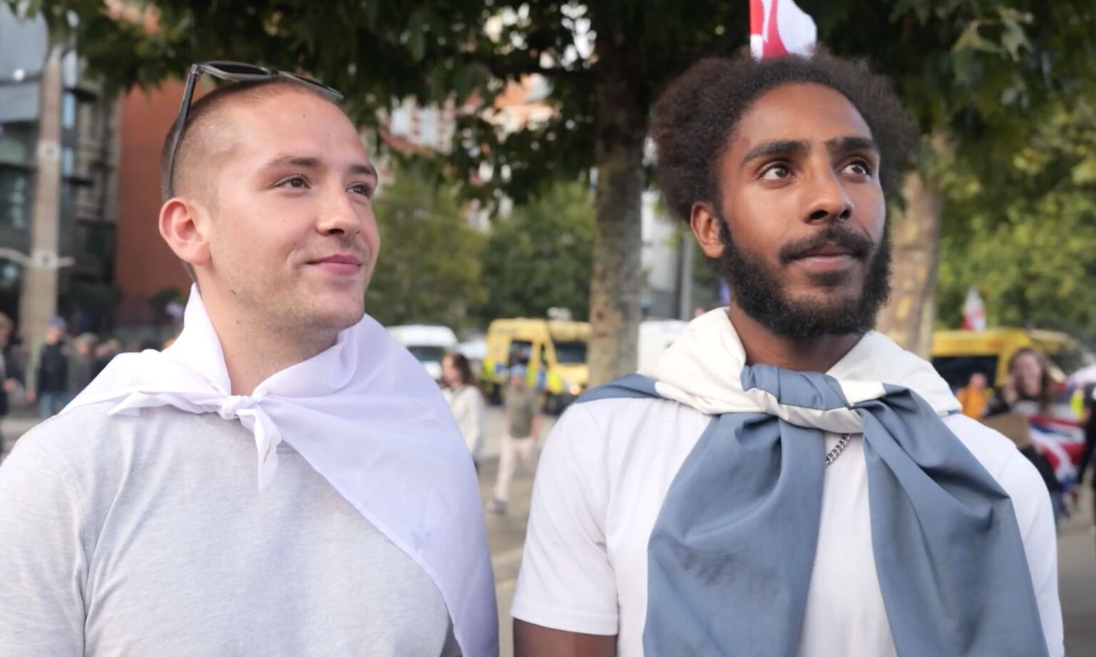 Jamie and Cayman, 23, from the Isle of Dogs.