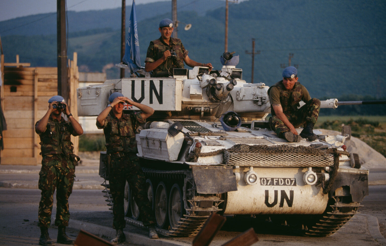 United Nations forces in Yugoslavia, 1992.