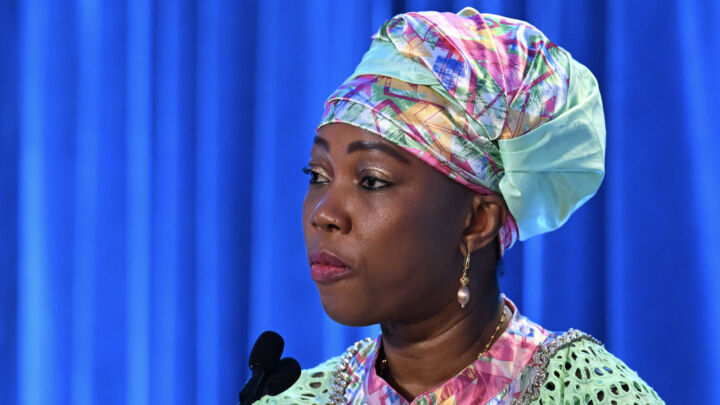 Why does the first lady of Sierra Leone have a council flat in London?