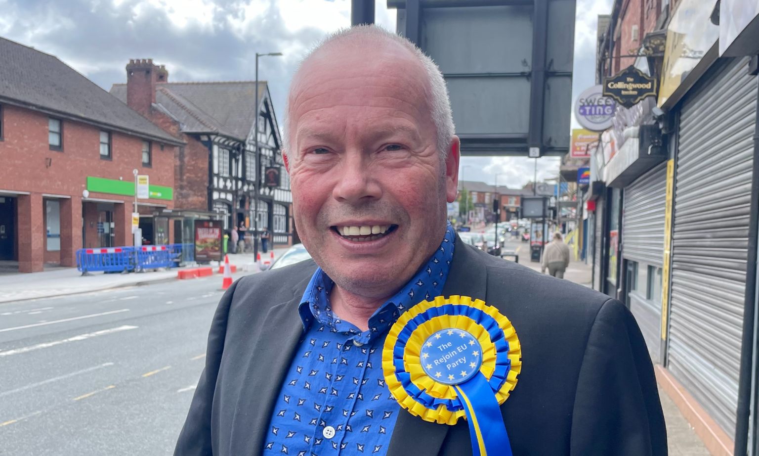 Peter Ward, the Rejoin EU candidate for Makerfield.